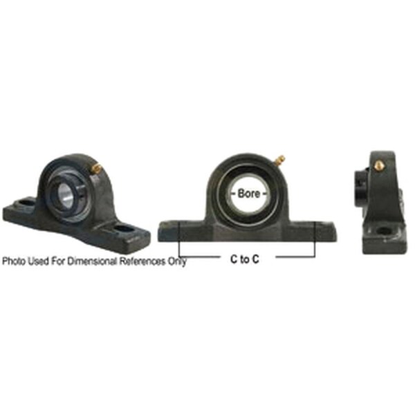 Aftermarket Pillow Block Assembly W Lock Collar, ReLubricatable A-WGPZ31-I-AI - main